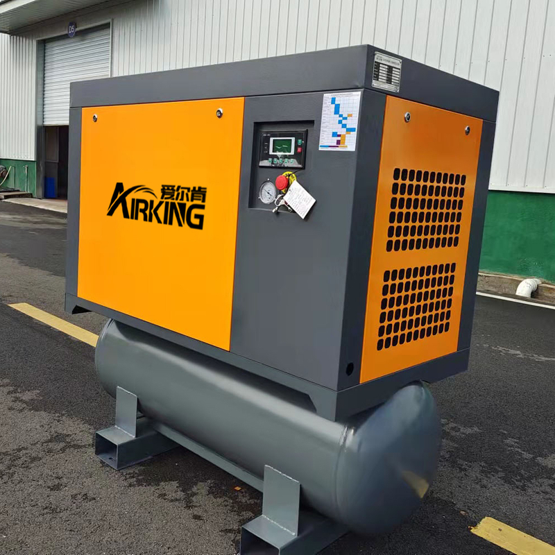 20HP 8bar AIRKING เครื่องอัดอากาศแบบสกรูในตัวความเร็วคงที่ 