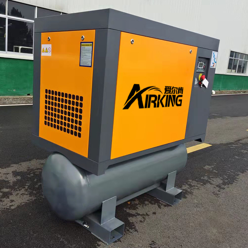 20HP 8bar AIRKING เครื่องอัดอากาศแบบสกรูในตัวความเร็วคงที่ 