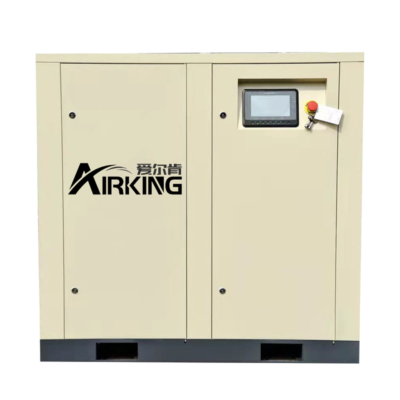 ตลาดยุโรป 75HP 55KW IP23 เครื่องอัดอากาศแบบสกรูแม่เหล็กถาวรความเร็วตัวแปร 