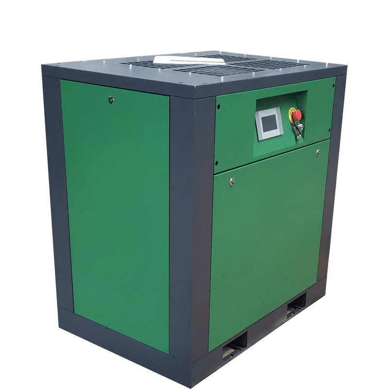 50HP 37KW IP54 PM VSD PM เครื่องอัดอากาศแบบสกรูความเร็วตัวแปรสำหรับการพ่นสีถนน