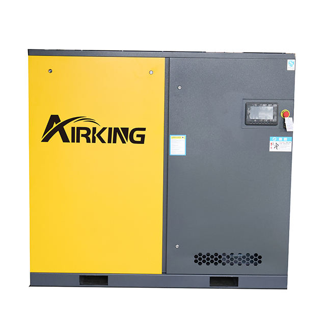 380V 50HZ 3PH 150HP 110KW 8Bar IP55 เครื่องอัดอากาศแบบสกรูแบบฉีดน้ำมันชนิดปรับความเร็วได้