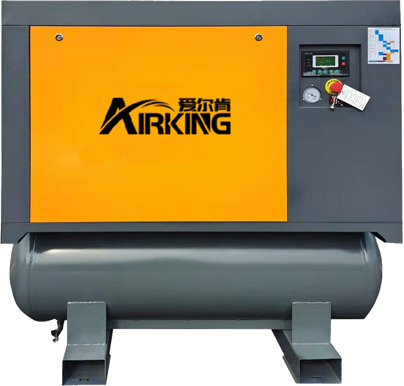 20HP 8bar AIRKING เครื่องอัดอากาศแบบสกรูในตัวความเร็วคงที่ 