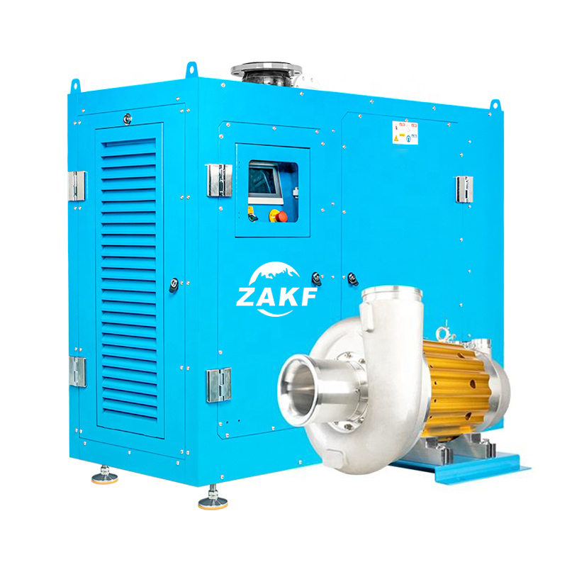 ZAKF 670HP 502KW 130m3/min Magnetic Levitation Blower ประหยัดพลังงานเครื่องเป่าลมประสิทธิภาพสูง Maglev Turbo คอมเพรสเซอร์แบบแรงเหวี่ยง