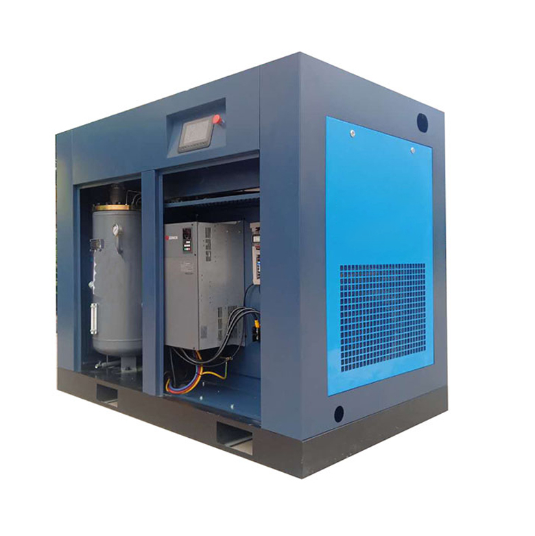 ความถี่แม่เหล็กถาวร 120HP 90KW PM VSD Screw Air Compressor ความสามารถในการป้องกันการรบกวนที่แข็งแกร่ง 